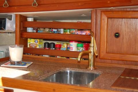 s/v Elise Corian galley top.