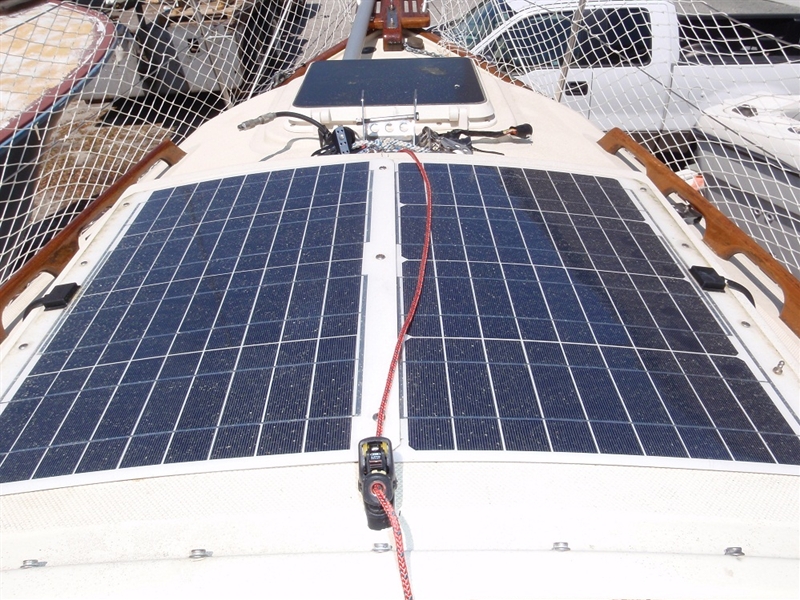 s/v Jubilee solar panels