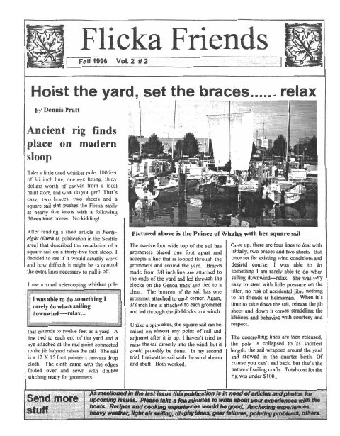 Cover of Fall 1996, Vol 2, #2, edited by Dennis Pratt