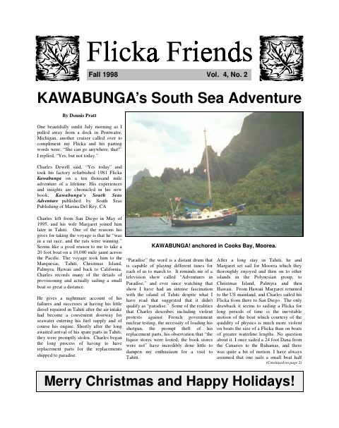 Cover of Fall 1998, Vol 4, #2, edited by Dennis Pratt
