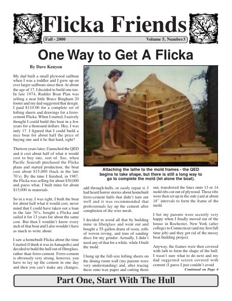 Cover of Fall 2000, Vol 5, #3, edited by Tom Davison