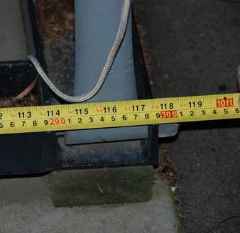 The length of the cradle is 118 inches