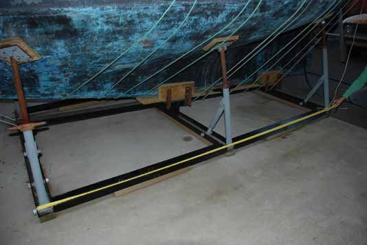 Measuring the length of the cradle
