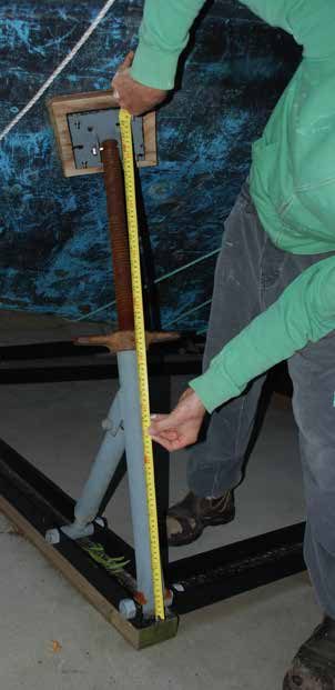 Measuring the forward support