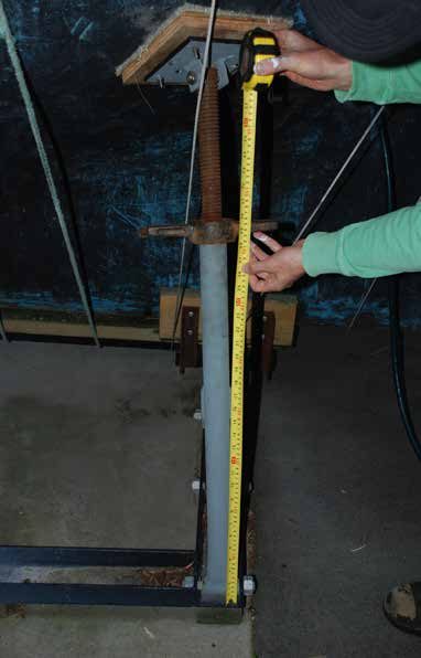 Measuring the aft support