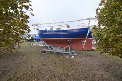 The first winter on the Dana 24 cradle worked, but improvements were going to be made to the cradle